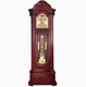 Bieying Floor Clock Wohnzimmer Massivholz Mechanische Uhr Europäische Klassische Zeit Uhr Chinesische Luxusatmosphärische Kupfer vertikaler Uhr 9922 Mahagoni 14 Zoll