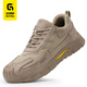 Zapatos de protección de mano de obra de Guyisa para la cabeza de plástico anti-smash de los hombres anti-Punteo Anti-Punteo Ligero RESISTO DE ELECTRIANO DE ELECTRIANO ASEMBRANO Zapatos de trabajo F100 41