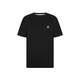 Jinba Men's Clothing (K-Boxing) Jinba Men's Short Sleeve Cotton T-shirt Mulberry Silk Round Neck BTCT1301 Black 180/XL