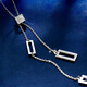 Fangnut Tuju Geometric Sweater Chain Female Long Ting Chain Young Fracket Pendant Fashion accessories New Year Gifts Give Girlfriend Gessor Geometric Sweater Chain-Silver Silver-Silver