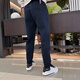 
Minghuitong Babaoshen plus velvet casual pants autumn and winter new I style spliced ​​small feet men's trendy, fashionable, loose, versatile and elastic sports black 16868 model 30115125Jin[Jin equals 0.5 kg] 24