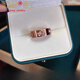 DL 1998 Fat Donglai same style 18k rose gold ring for men and women au750 gold color gold wedding ring couple ring same style single diamond - narrow version - gold color