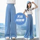 Nickybaby Girls 'Fashion Suit Fashionable Summer 2025 New Children's Big Children's Short-Ley-Ley-Legal Pants Traje de verano para niñas explotó 9889 White + 15030 Azul [Set] 120 cm