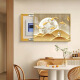 Hanxuan has a back mountain electric meter box decorative painting covering the light luxury landscape distribution box hanging painting cream wind gate box mural T9194 55*45cm (45*35) left push-pull gold frame