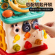 Silent emperor baby busy board Montessori early education educational toys hexahedral boy and girl game table 1-3 birthday gift house 2 Six-sided function busy house [more than 60 ways to play] Children's fine movements for one year of the year New Year gift