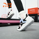 
Anta children's sports shoes for girls' shoes for 2025 spring new product mesh breathable Velcro soft bottom energy running shoes black/pool blue/cute powder-4 36