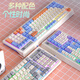 
Silver carving keyboard mechanical feel e-sports game keyboard and mouse set wired office keyboard and mouse computer notebook ergonomic 98-key digital portable external typing keyboard Bihai orange-high appearance color matching-bass button-fantasy color backlighting One year new-simple layout-simple