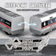 Jueqiao Hochgeschwindigkeits-Eisenbahnspielzeugzug Kinder Simulationslegierung Elektrische Fernbedienung Fuxing Hochgeschwindigkeits-Eisenbahnmodell für Spielzeugwagen-Legierung Fuxing Drei Abschnitte-Silver + Round Track