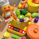 
Snaen Mini Kitchen Children's House Simulation Kitchen Toys Cooking Set Girls Children's Birthday Gifts
