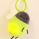 Hangfook joint creative glowing firefly plush pendant toy keychain couple cartoon small bee lamp universal doll type