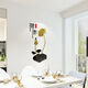 Hanchen chinesischer Stil 3D 3D dreidimensionaler Wandaufkleber Lotus Wohnzimmer Veranda Hintergrund Wanddekoration Aufkleber Restaurant Wandaufkleber Selbstklebend 675 Lotus Reim klein