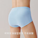 Three-gun underwear men [full cotton high waist] high elastic rib breathable large size solid color dad men's briefs 3 sets