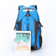 Nueva bolsa de montañismo al aire libre senderismo gran capacidad mochila hombres y mujeres bolsas de viaje mochila mochila escolar mochila impermeable negro