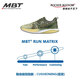 MBT Foot Health Schuhe Fußbogen Unterstützung Rennschuhe Männer dicker alleiniger Polsterung Marathon Hurricane Huracan3000ii 1342J Grün 44,5 (10,5)