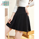 Halo Queen skirt women's new pleated skirt high waist slimming cover versatile A-line JK skirt short skirt H143B2004