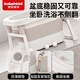 
Babyhood (babyhood) children's bathtub baby bathtub baby folding bathtub bath artifact free bath stool 329 milk coffee color