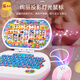 Shijia Children's Early Education Pinyin Learning Machine Computer Toys Year-old Smart Voice Fun Story Machine Multifunction Large Pink Chinese and English Learning Machine + Mouse Charging Version