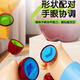 Jeppe (Jeppe) Juguetes de emparejamiento de forma de manzana Montessori-maestro ensamblado Digital Cognitivo Ilustración Juguetes educativos para niños Regalos navideños