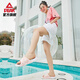 Peak Style Extreme Slippers for Women Summer New Basketball Sandals de deportes de baloncesto que no se deslizan y zapatos de playa resistentes al desgaste para mujeres en casa Pink E12138L 35