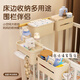 JPHZNB bedside storage bag hanging bag crib storage hanging basket bedside baby diaper table side diapers cream white - full-enclosed hanging basket storage