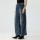 JNBY [Same Model in Shopping Mall] 25 Spring New Product Jeans Women's Loose Working Pants 5P2E12040 993/Denim Dark Blue M