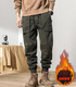 Jeep Spirit2023 Automne et hiver nouvelle combinaison rétro américaine pour la taille élastique pour hommes Multi-poche pantalons à attaches décontractés pour hommes 679 kaki xl