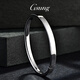 GsunG platinum bracelet for men PT950 fashionable simple glossy bracelet platinum bracelet for women invisible buckle oval chaise bracelet PT950 bracelet 12 grams or so reservation