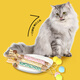 HOUYA Cat Teething Sticks 3 Pack Wooden Polygonum Bite-resistant Cat Molar Sticks Cat Toys