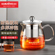 KAMJOVE teapot elegant cup heat-resistant glass tea set Kung Fu office flower teapot tea water separate cup teapot A-02