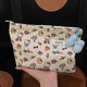 JD Logistics Cream Style Clutch Kitty большой емкость портативная сумка для хранения.
