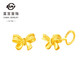 Caibai Jewelry Gold Earrings Pure Gold Cute Style Gold Bow Earrings Price Approximately 2.05g