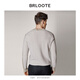 Brloote casual cardigan men's retro contrast color warm ribbed sweater sweater autumn and winter light card 185/104A