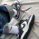 Nike-Basketballschuhe Frauenschuhe Airjordanaj1 Board Schuhe Frühling Low Top Atmungsfreie lässige leichte Sportschuhe Trendy DH9764-001 Schwarz und Weißer kleiner Panda 38
