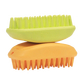 Dudu pet dog bath brush, rub bath and bath tool, Teddy Cokin hair special pet cleaning supplies, dog washing brush, fresh green + mango yellow, 1 each