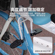 ACRUNU共享单车儿童安全座椅 前置可折叠宝宝安全坐椅 自行车带娃神器 豪华版黄色【扶手/脚踏/收纳包】