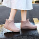 Qiang Qiang Wasserschuhe Anti-Rutsch-Regenschuhe Frauen Anti-Schlupf-Outdoor-Verschleiß neuer Mode Kurzregenschuhe und Baumwollabdeckung Alle Jahreszeiten General Erwachsene 688 Regenschuhe-Lila [Standardgröße] 38 [240 mm]
