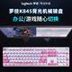 Logitech K845 Механическая клавиатура Проводная клавиатура Клавиатура полноразмерная игра клавиатуры Электронная книга Светящаяся клавиатура Куриная Клавиатура DIY Keycap Дар День Святого Валентина K845 [Lollipop Girl]-красная ось