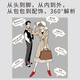 
[New genuine self-operated] Men's clothing illustration: 1,300 types of clothing, shoes, hats, bags, accessories, patterns, and color matching details