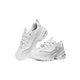 Skechers Classic Retro Diamond Panda Chaussures Casual Shoes Casual's Sole's épaisses petites chaussures blanches 12241 Blanc / Silver / WSL 37