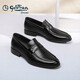 Goldlion Men's Shoes Fashion Hollow Dethastress Leather Shoes Plunging Sandals.