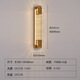 Enjoy light luxury, post-modern light luxury crystal wall lamp, living room background wall, entrance hall, staircase decorative lamp, simple bedroom bedside lamp, gold 500 with three-color LED