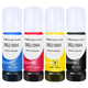 Jiage eignet sich für Epson Epson L6198 Tinte L6198 Farbtinte Tinte Tinter Tinten Tintenstrahl Drucker Füllungstinte 002 Vierfarbener Tinten-Set