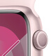 Apple Watch Series 9 Smart Watch GPS Model 45mm Pink Aluminum Case Bright Pink Sports Strap M/L S9 SIP Chip MR9H3CH/A