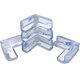 [Children's anti-collision] Window table edge safety protective cover table corner anti-collision silicone transparent soft corner strips 4 pcs