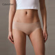 
Calvin Klein underwear for women two-padded ck markless cotton crotch anti-pinch hip half hip boxer underwear for women QP1049O 6XY-space black/meat color 2 M