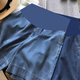 Geman drooping ennis mütterlichheitshorts tragen sommer dünne große Größe losen Mutterschaftshosen Frühlings- und Sommer-Weitbeinhosen Jeans Shorts Dunkelblau M.