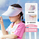 
Wangwang team made great contributions to children's hat sun protection hat lightweight empty top hat UV sun protection hat outdoor baseball cap pink P0114