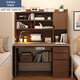 Yulexin Computer Desk Schreibtisch Schreibtisch Bücherregal Bücherregal Integrated Simple Computer Desk Study Schreibtisch Schreibstudent