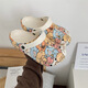 Yuou 2025 Summer Nuevos zapatos para padres e hijos Sandalias para niños Bolsas y mujeres grandes, medianas y pequeñas zapatillas de playa para bebés Smn Strawberry Bear 38-39 (adecuado para 37-38)