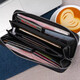 
SZNR luxury new wallet men's long zipper clutch bag multi-card position large-capacity card clip bag plaid twill hand grab bag black-plaid 20CM*10CM*3CM